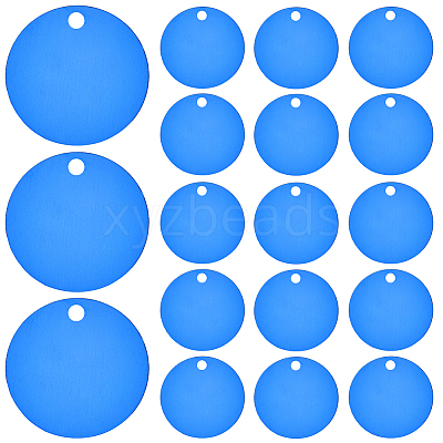 25Pcs Aluminum Pendants FIND-SP0002-68B-01-1