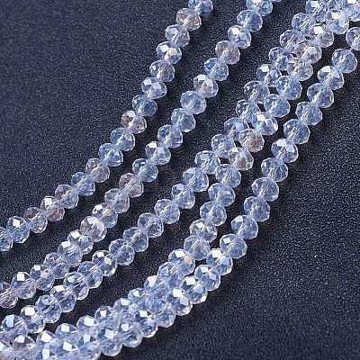 Electroplate Glass Beads Strands LS-EGLA-A044-T8mm-B19-1