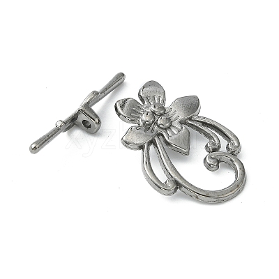 Tibetan Style Alloy Toggle Clasps K095R052-1
