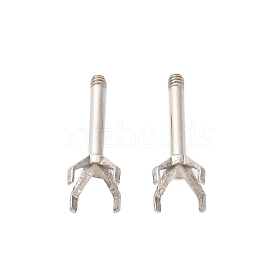 304 Stainless Steel Stud Earring Findings STAS-B091-02B-04P-1