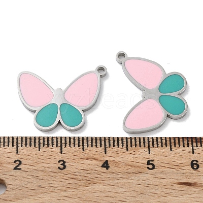 304 Stainless Steel Pendants STAS-P339-13P-01-1