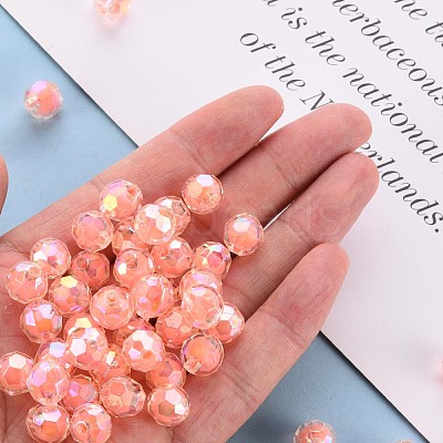 Transparent Acrylic Beads TACR-S152-04B-SS2109-1