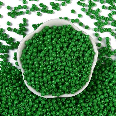 Opaque Acrylic Beads SACR-A007-01A-13-1