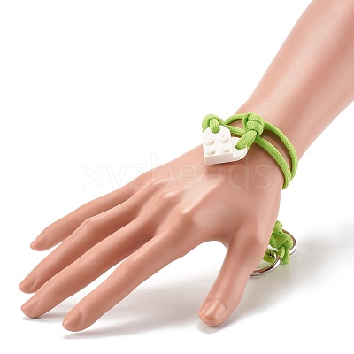 Polyester & Spandex Cord Bracelet Sets BJEW-JB06367-05-1