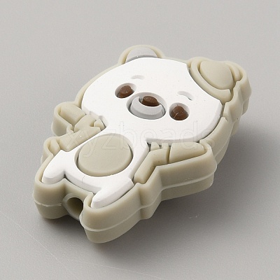 Bear Food Grade Eco-Friendly Silicone Focal Beads SIL-SZC0008-04B-1