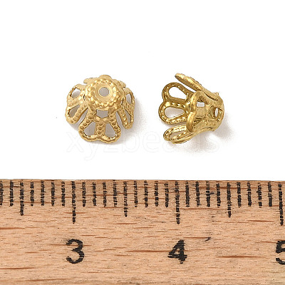 304 Stainless Steel Bead Caps STAS-P363-03A-G-1