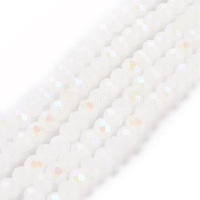 Electroplate Glass Beads Strands EGLA-A034-J4mm-L08-1