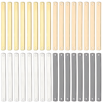 32Pcs 4 Colors Brass Links Connectors KK-PH0002-22-1