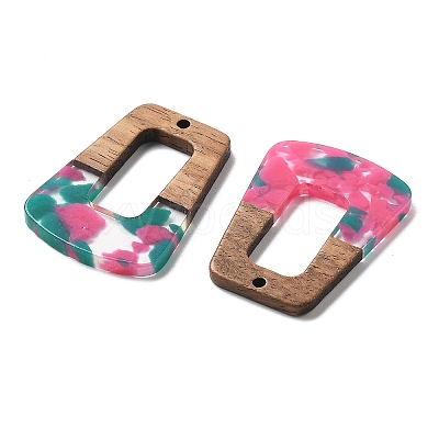 Resin and Walnut Pendants FIND-R051-02G-1