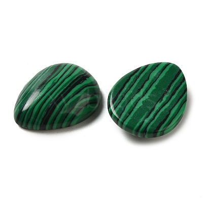Synthetic Malachite Cabochons G-P521-02B-1