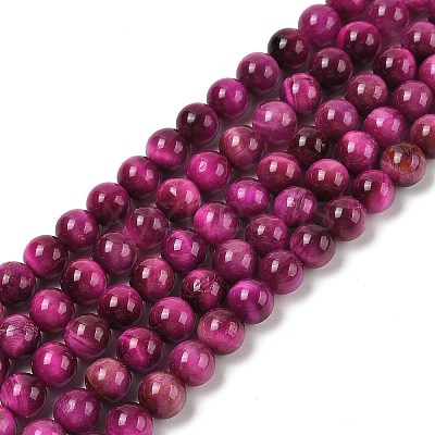 Grade AB Natural Tiger Eye Beads Strands LS-G-B133-A02-8MM-05-1