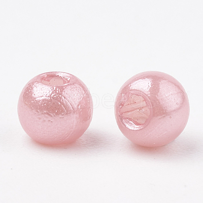 ABS Plastic Beads OACR-Q004-8mm-08-1