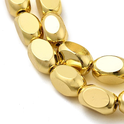 Electroplate Glass Beads Strands EGLA-F166-02A-G-1