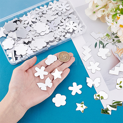 210 7 Styles Self Adhesive Acrylic Cabochons DIY-PH0023-16A-1