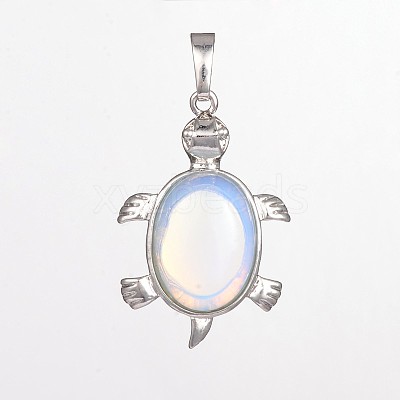 Tortoise Opalite Pendants G-D648-03-RS-1
