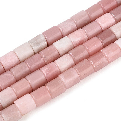 Natural Pink Opal Beads Strands G-T141-85A-02-1