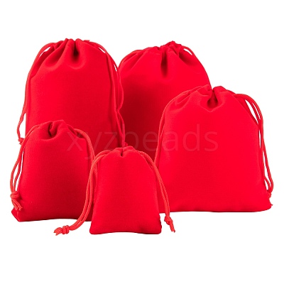 5 Style Rectangle Velvet Pouches TP-LS0001-01C-1