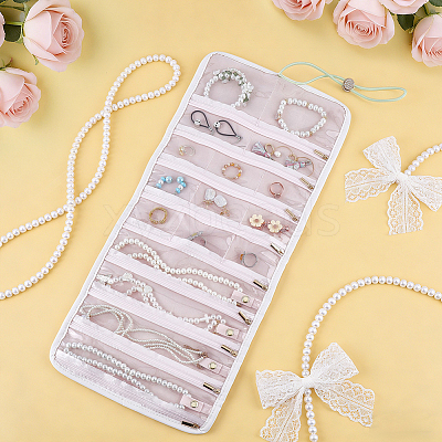 Polyester Jewelry Rolls for Rings Earrings Necklaces AJEW-WH0410-354B-1