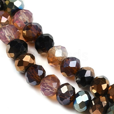 Electroplate Glass Beads Strands EGLA-B011-06A-6x5mm-1