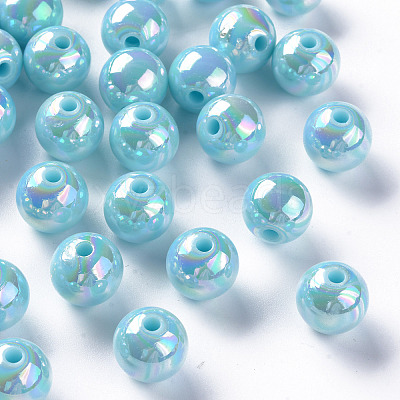 Opaque Acrylic Beads X-MACR-S370-D12mm-A07-1
