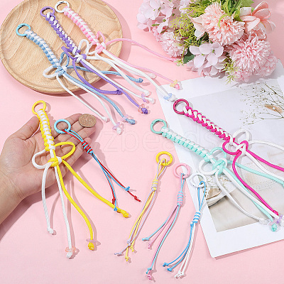 2Bags 2 Styles Korean Waxed Polyester Cord Pendant Decorations HJEW-SC0003-03-1