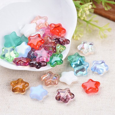 Electroplate Czech Glass Beads X-LAMP-D180-19-1
