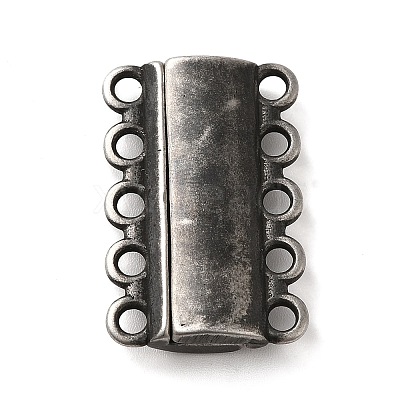 304 Stainless Steel Multi-Strand Magnetic Slide Clasps STAS-P325-04B-1