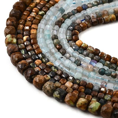 Natural Mixed Gemstone Beads Strands G-A097-D03-07-1