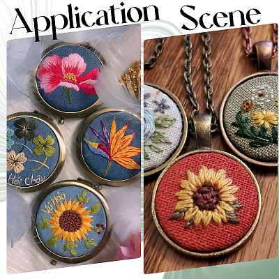 20Pcs Mini Wooden Embroidery Hoops EMBR-SC0001-04D-1