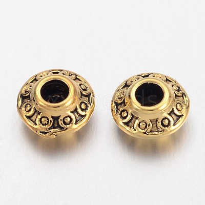 Tibetan Style Alloy Spacer Beads X-GLF0725Y-NF-1