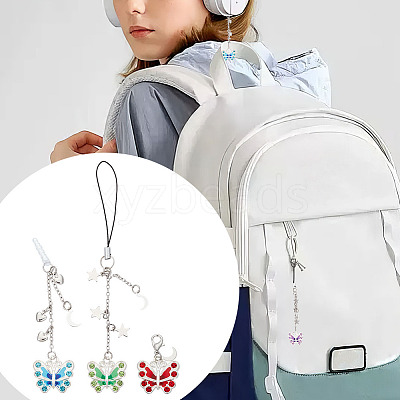 Plastic Mobile Straps & Mobile Dustproof Plugs & Pendant Decorations Kits HJEW-OC00043-1