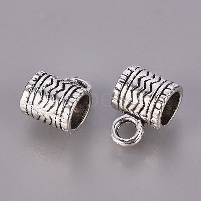 Tibetan Style Alloy Tube Bails LS-K08U0042-1