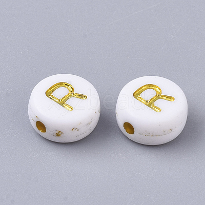 Plating Acrylic Beads X-PACR-R242-01R-1