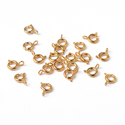 Brass Spring Ring Clasps EC095-G-1