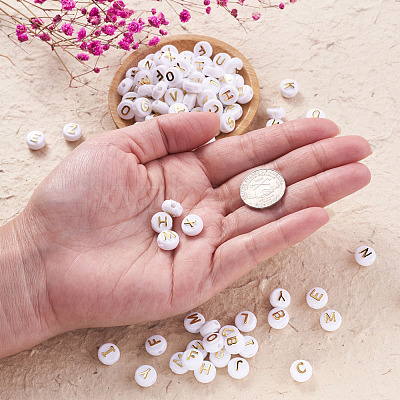 Plating Acrylic Beads SACR-CW0001-01-1