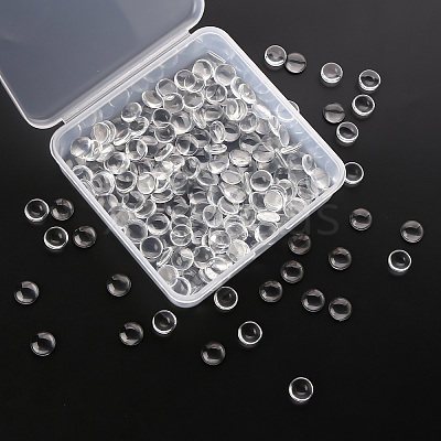 200Pcs Transparent Glass Cabochons GGLA-YW0001-05-1