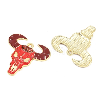 West Cowboy Theme Alloy Enamel Pendants ENAM-L056-01B-03-1