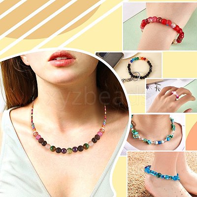 2 Bag Glass Round Beads Set JX547O-1