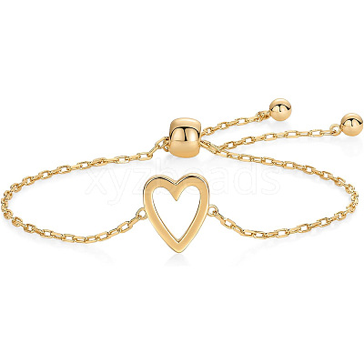 Adjustable 201 Stainless Steel Link Bracelets FS-WGD474B-06-1