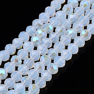 Electroplate Glass Beads Strands EGLA-A044-J3mm-L06-1