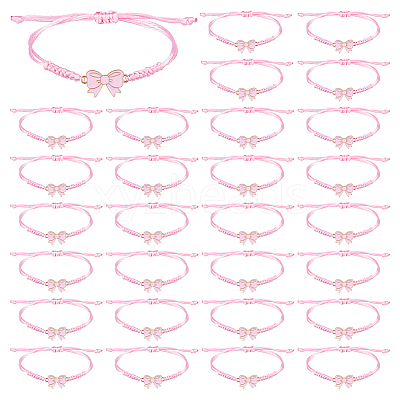 30Pcs Alloy Enamel Link Bracelets BJEW-DC00022-1