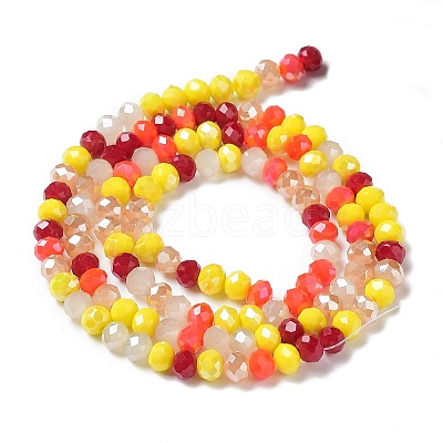 Glass Beads Strands X-EGLA-A034-M4mm-01-1