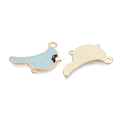 Alloy Enamel Connector Charms PALLOY-Q467-01G-01-1