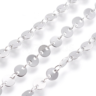 Tarnish Resistant 304 Stainless Steel Link Chains CHS-L019-01A-P-1