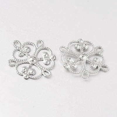 Flower 316 Surgical Stainless Steel Filigree Joiners LS-X-STAS-M256-04-1