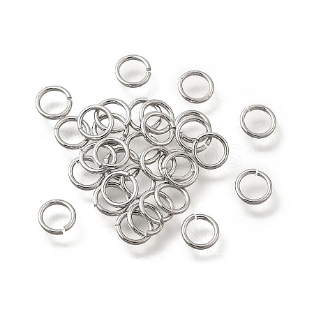 Brass Open Jump Rings KK-B147-03D-P-1