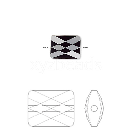 Austrian Crystal Rhinestone Beads X-5055-10x8-280(U)-1