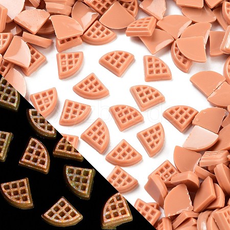 Luminous Resin Imitation Chocolate Decoden Cabochons RESI-K036-28F-03-1