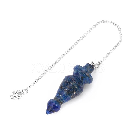 Natural Lapis Lazuli Dowsing Pendulum Big Pendants PW-WG6D647-05-1