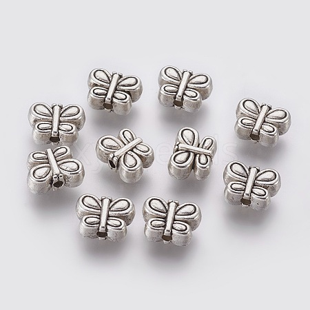 Tibetan Style Alloy Beads X-TIBEB-6715-AS-R-1